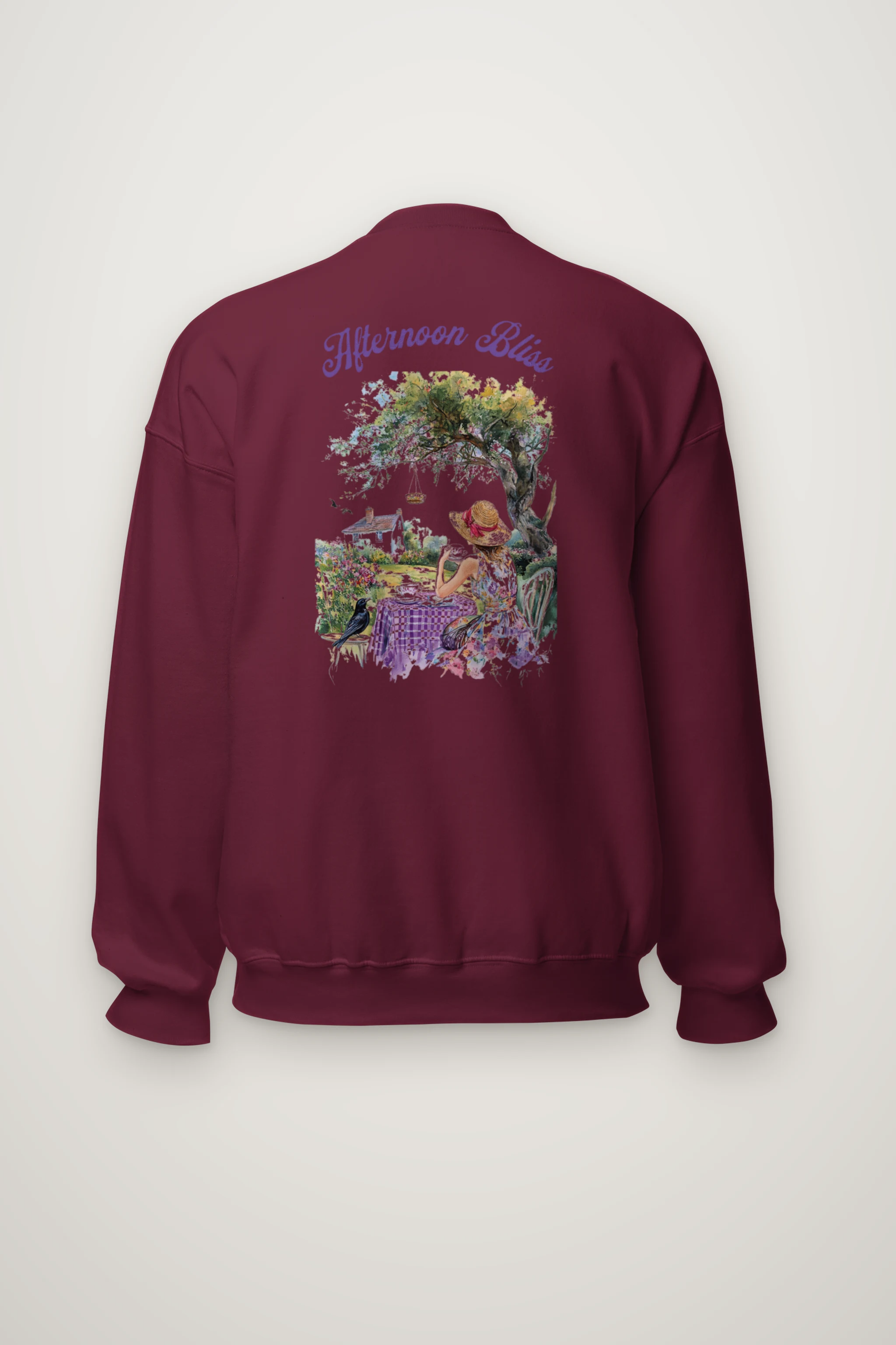 "Afternoon Bliss" Heavy Blend Unisex Crewneck Sweatshirt