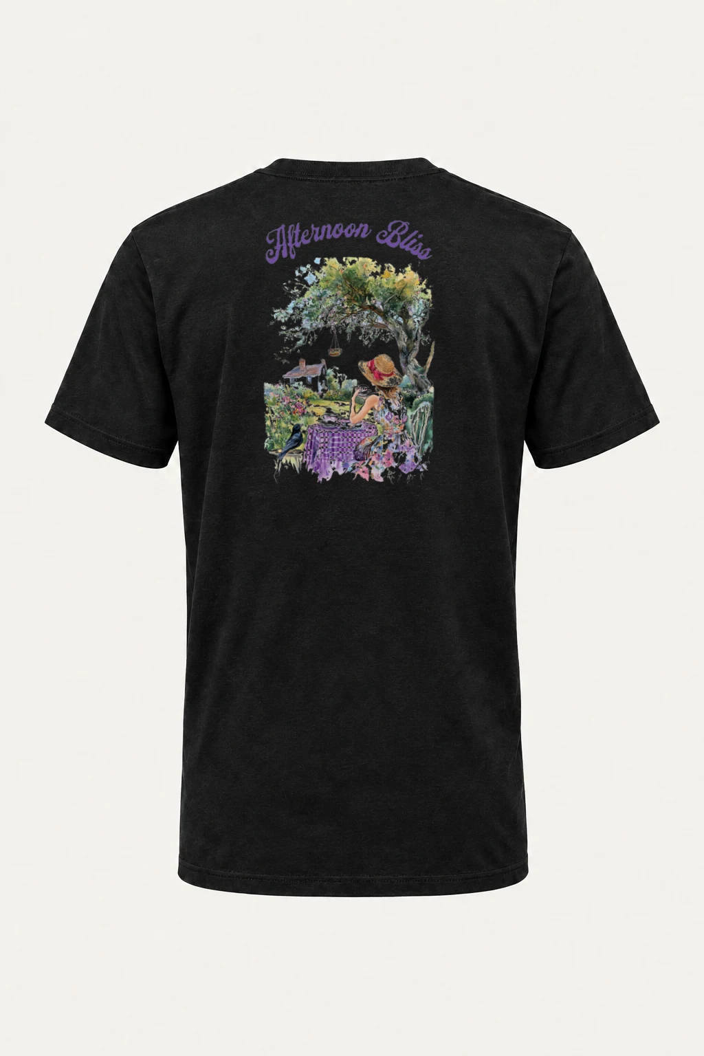 "Afternoon Bliss" Heavyweight Unisex Crewneck T-shirt | Gildan 5000