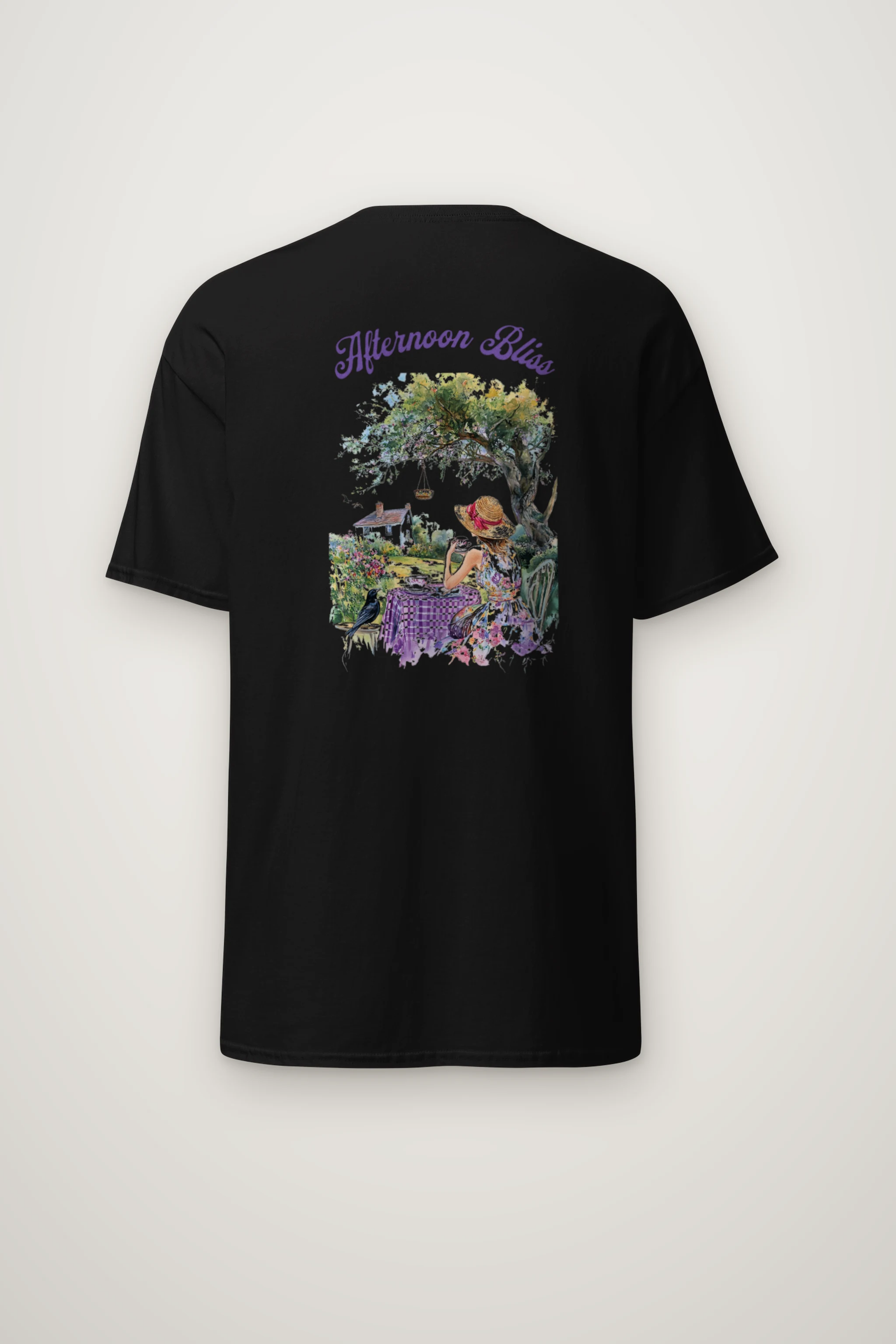 "Afternoon Bliss" Heavyweight Unisex Crewneck T-shirt