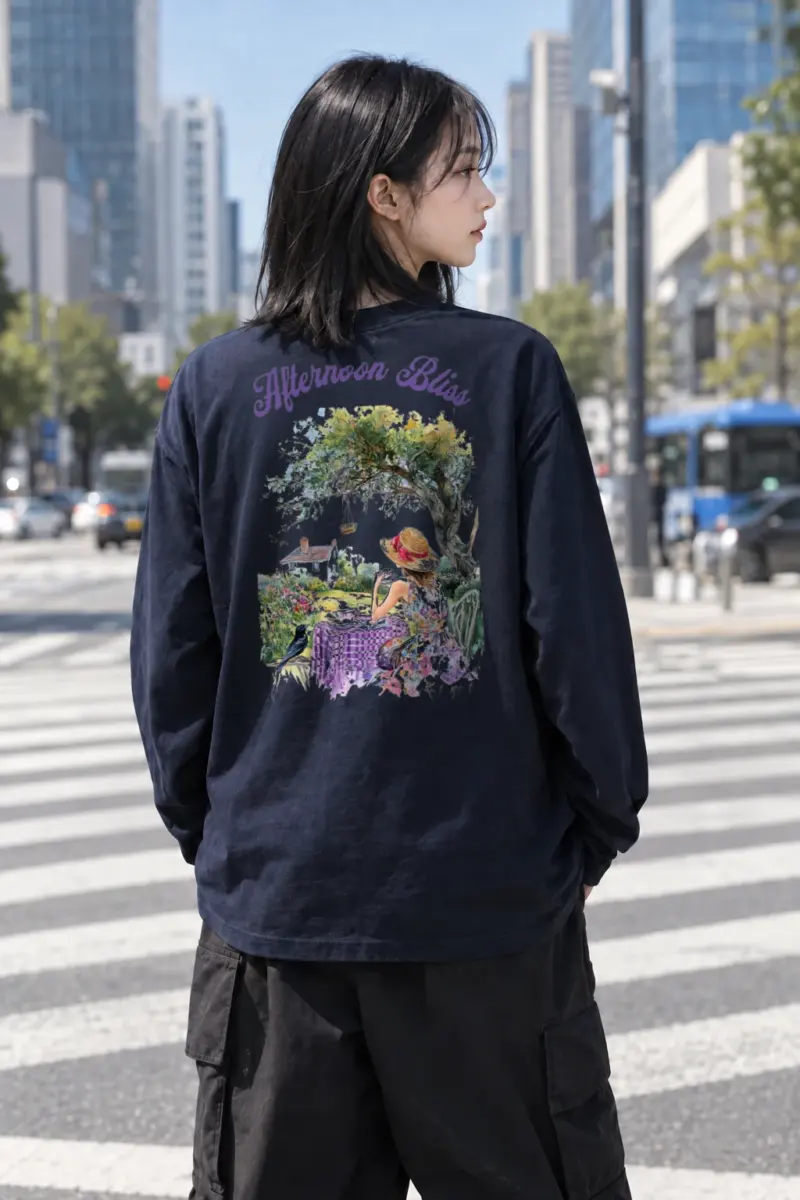 "Afternoon Bliss" Unisex Longsleeve T-shirt | Gildan 2400