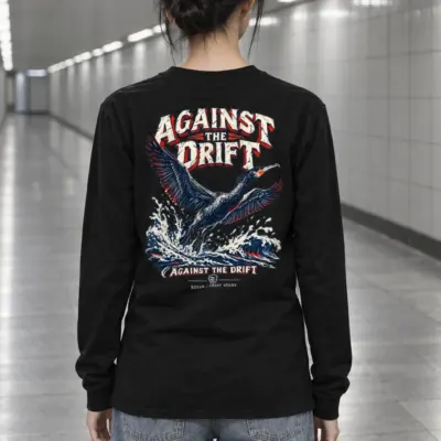 "Against The Drift" Unisex Longsleeve T-shirt