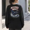 "Against The Drift" Unisex Longsleeve T-shirt | Gildan 2400