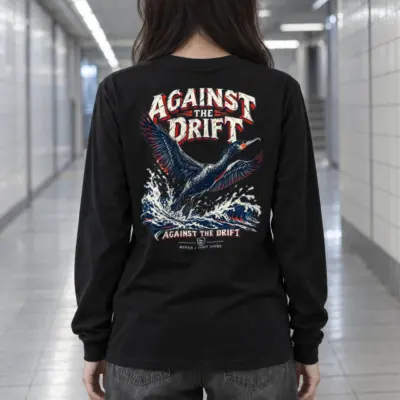 "Against The Drift" Unisex Longsleeve T-shirt