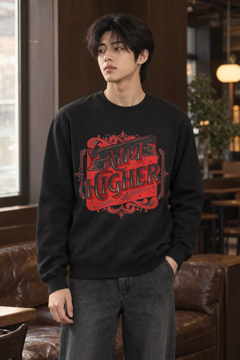 "Aim Higher" Heavy Blend Unisex Crewneck Sweatshirt