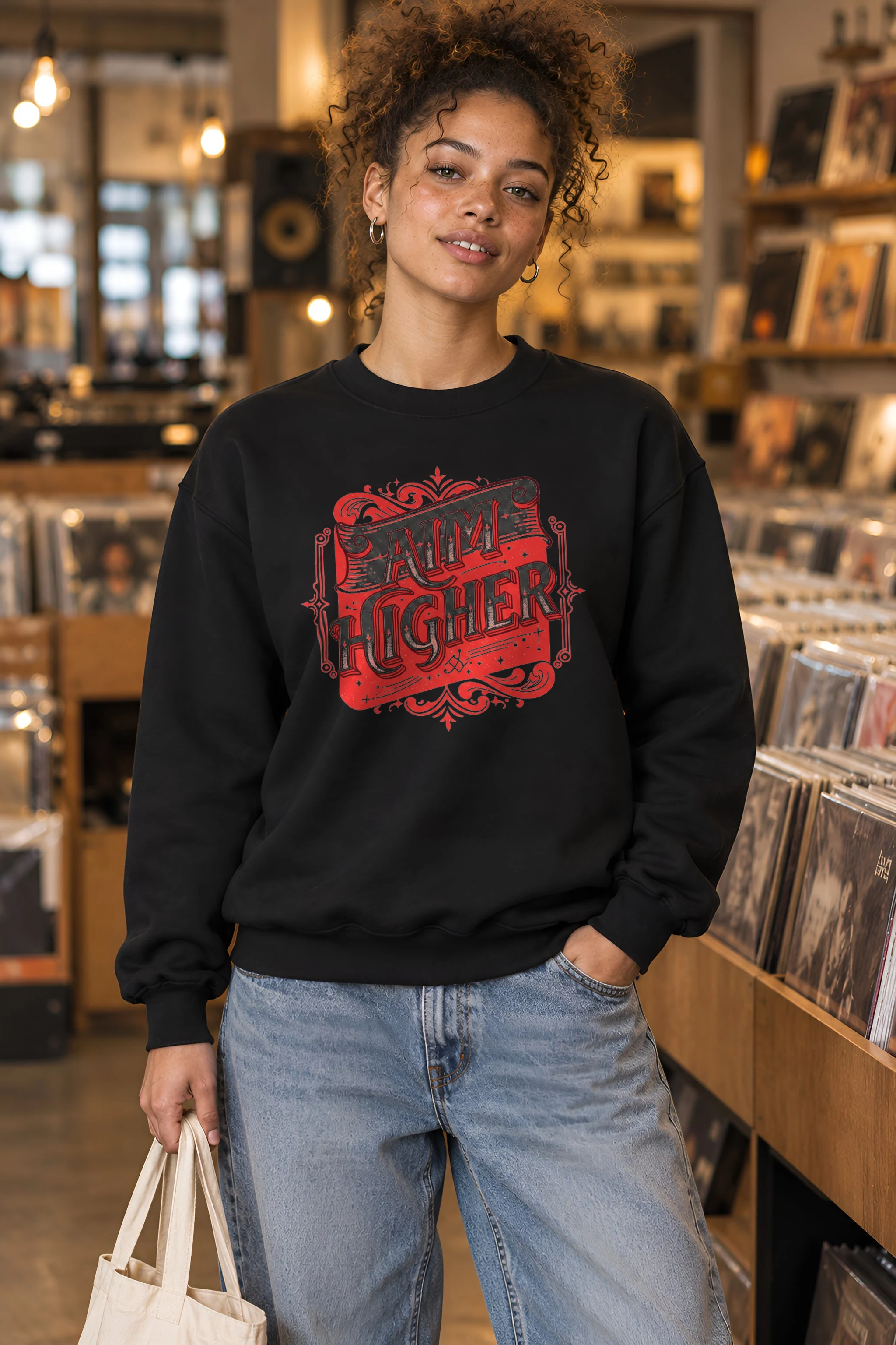 "Aim Higher" 1 Crewneck Sweatshirt