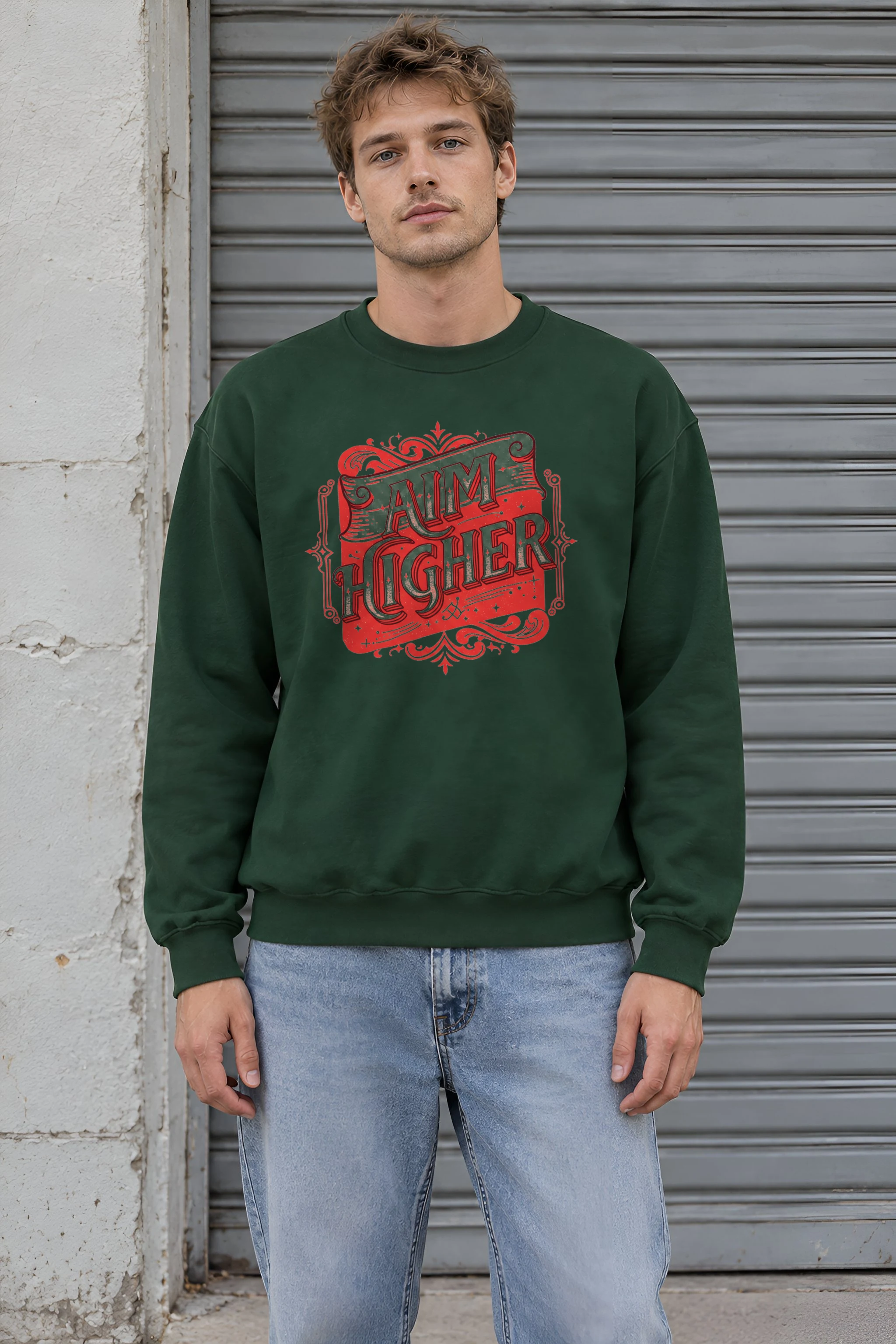 "Aim Higher" 1 Crewneck Sweatshirt