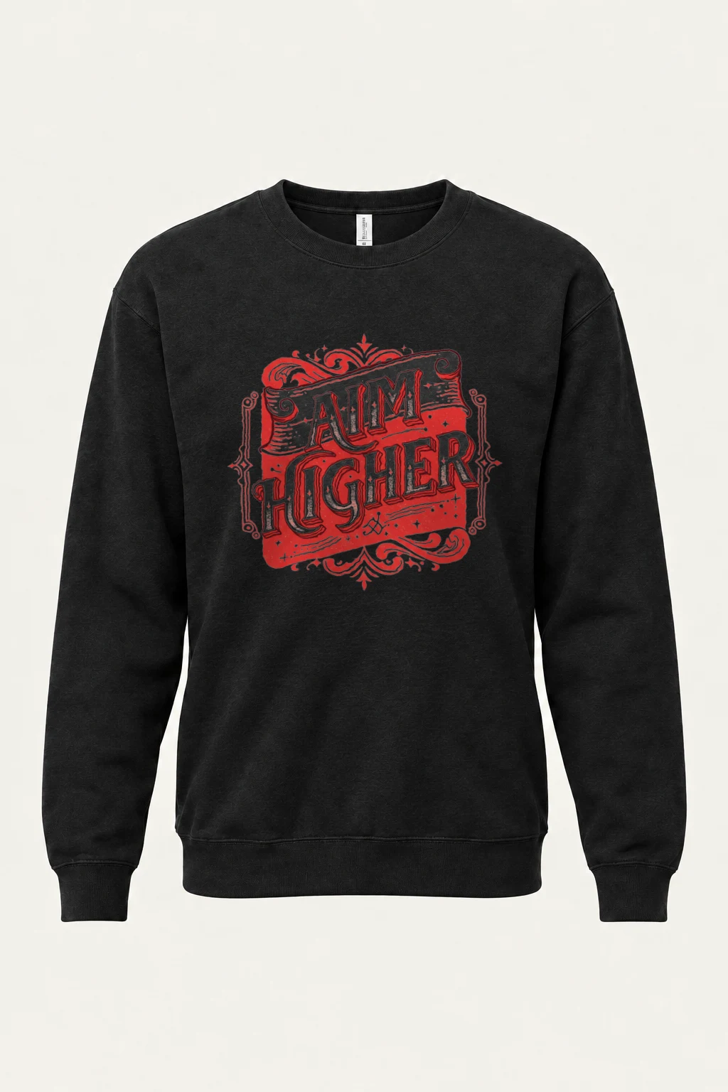"Aim Higher" Heavy Blend Unisex Crewneck Sweatshirt | Gildan 18000
