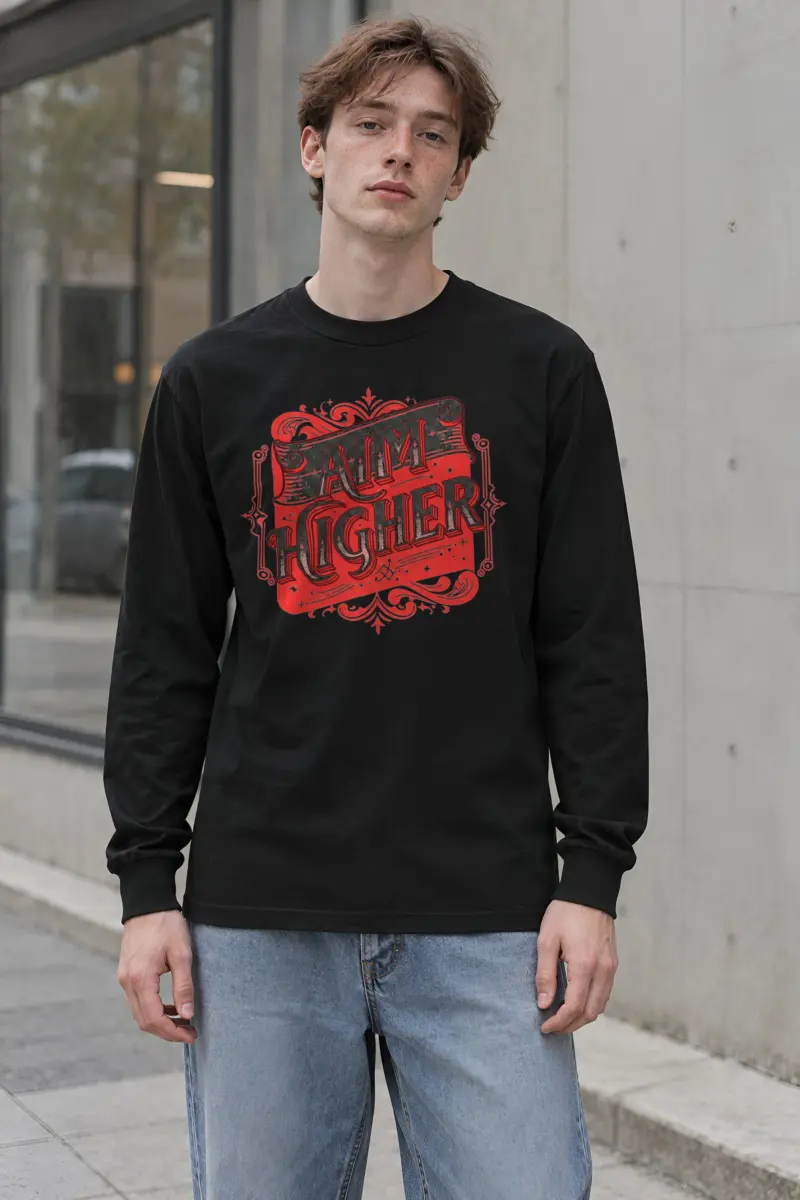 "Aim Higher" Unisex Longsleeve T-shirt