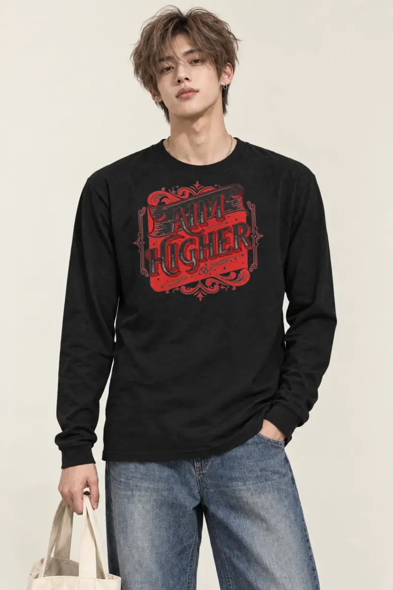 "Aim Higher" Unisex Longsleeve T-shirt