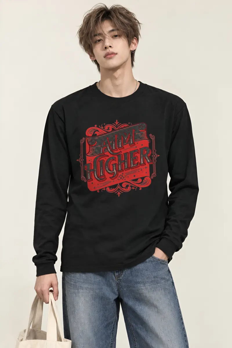 "Aim Higher" Unisex Longsleeve T-shirt