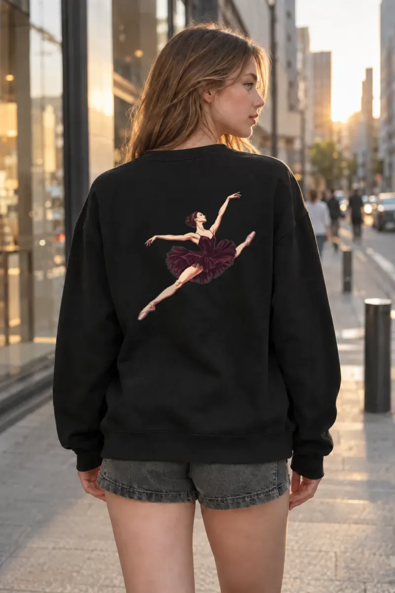 "Airborne Ballet" Heavy Blend Unisex Crewneck Sweatshirt | Gildan 18000