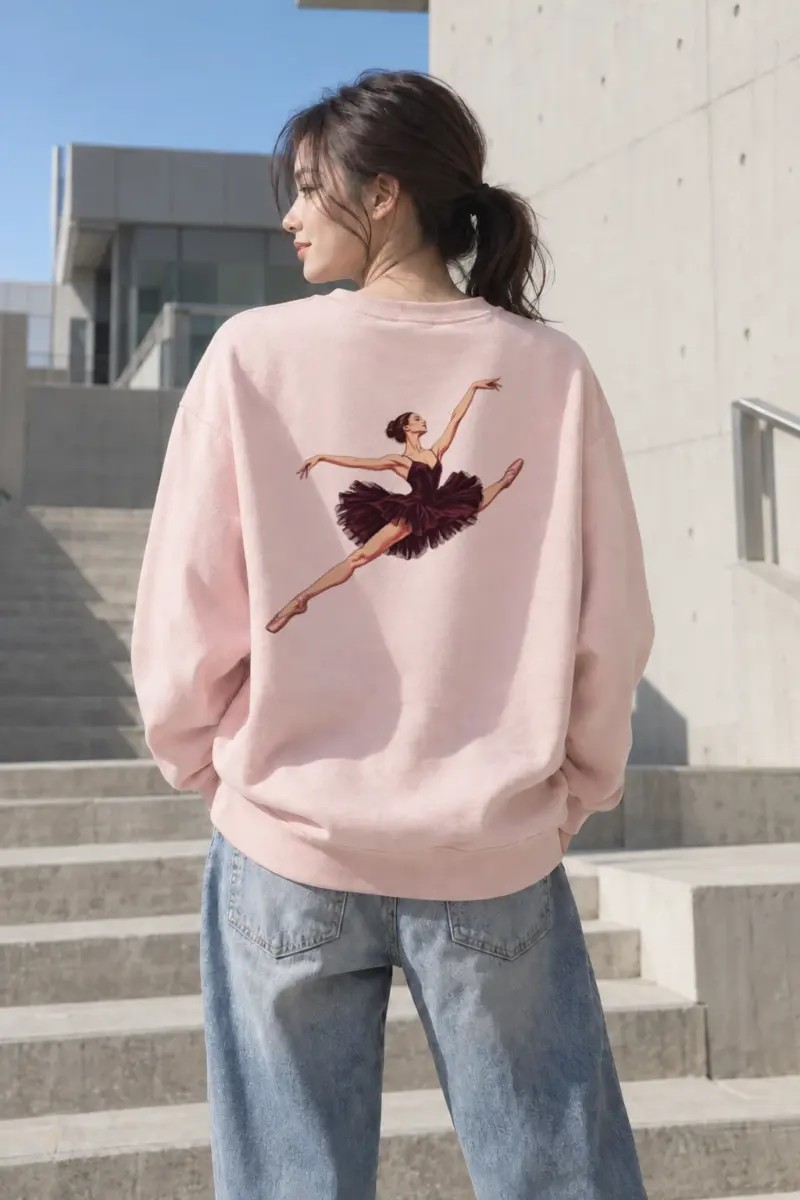 "Airborne Ballet" Heavy Blend Unisex Crewneck Sweatshirt