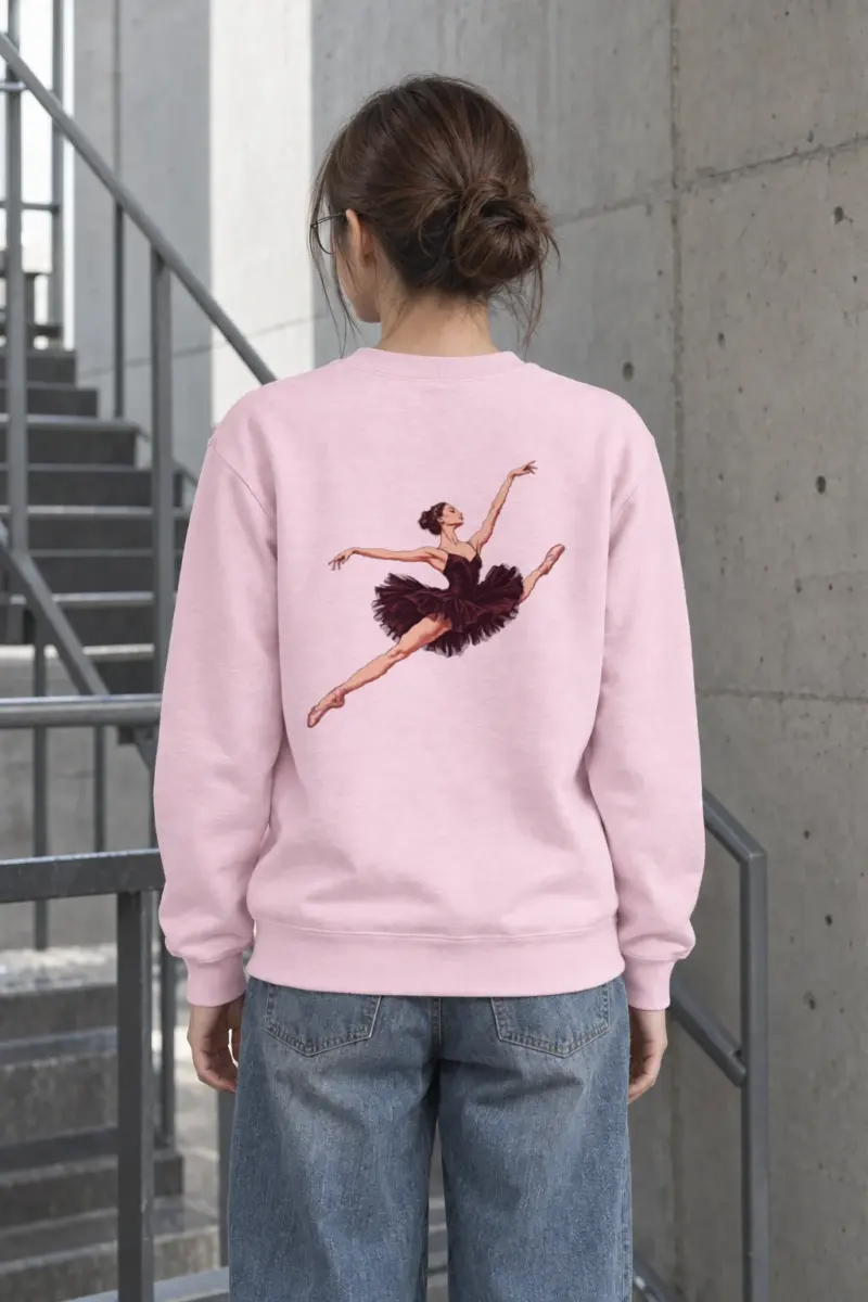 "Airborne Ballet" Heavy Blend Unisex Crewneck Sweatshirt