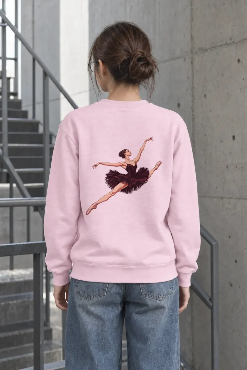 "Airborne Ballet" Heavy Blend Unisex Crewneck Sweatshirt
