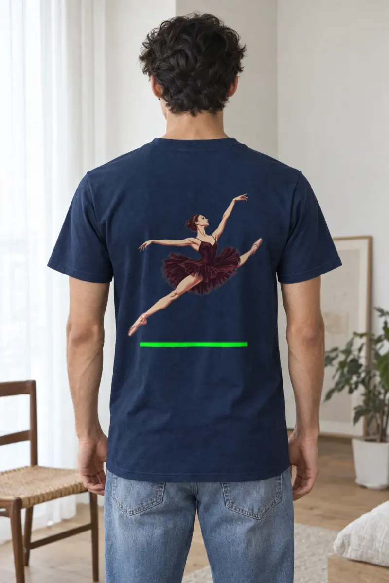 "Airborne Ballet" Heavyweight Unisex Crewneck T-shirt | Gildan 5000