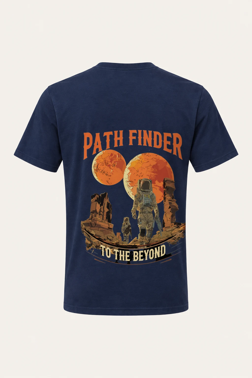 "Alien Moon Explorer" Heavyweight Unisex Crewneck T-shirt | Gildan 5000