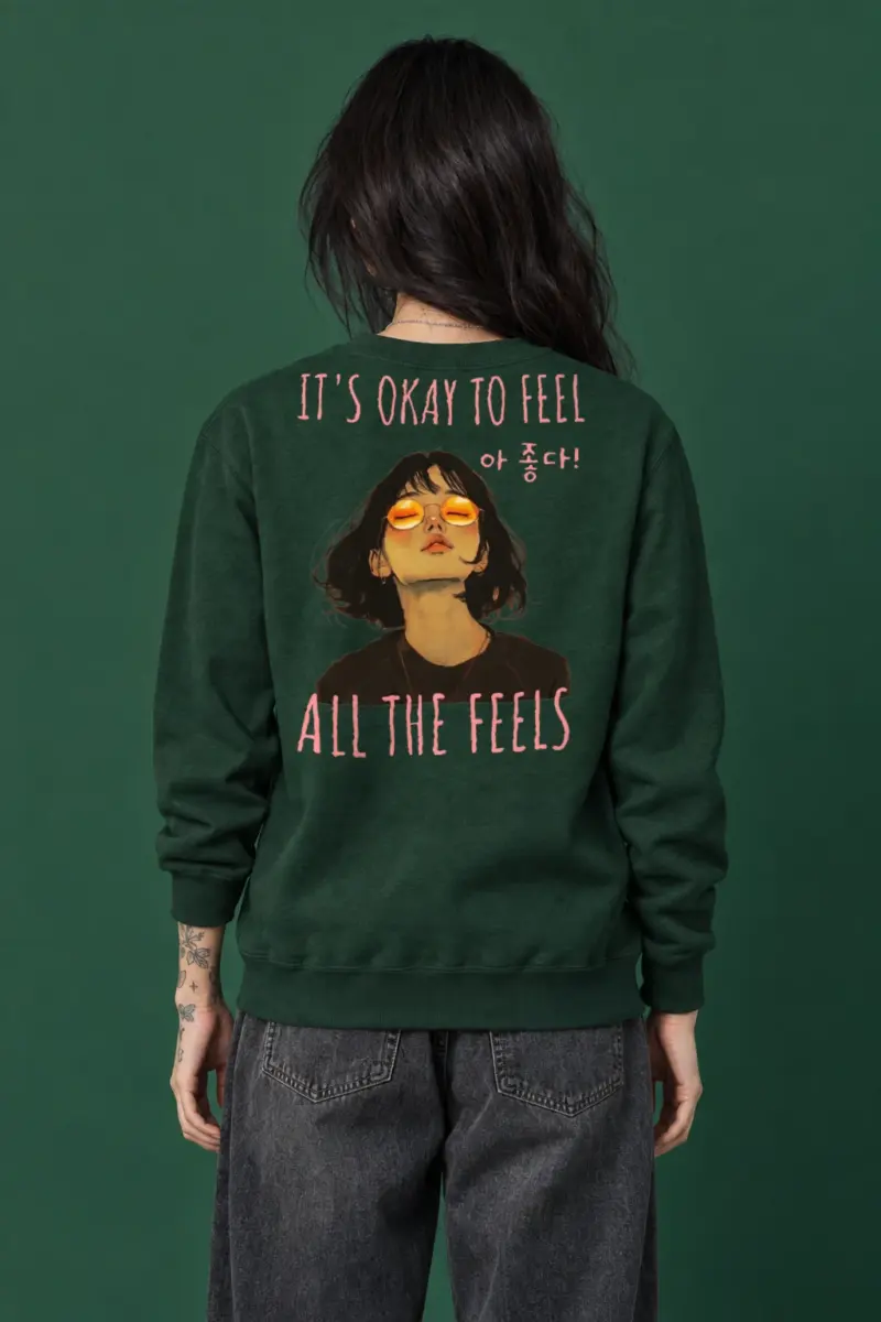 "All The Feels" Heavy Blend Unisex Crewneck Sweatshirt