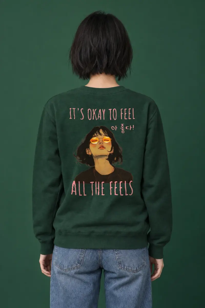 "All The Feels" Heavy Blend Unisex Crewneck Sweatshirt