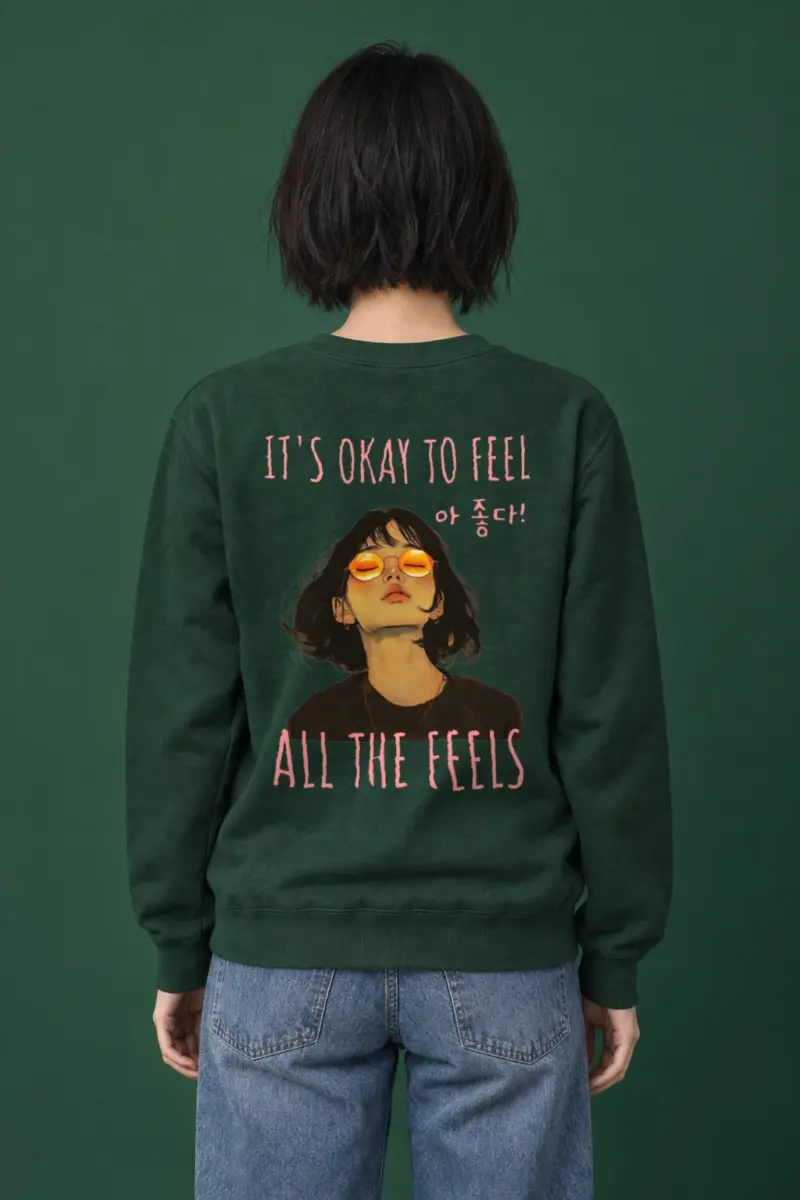 "All The Feels" Heavy Blend Unisex Crewneck Sweatshirt