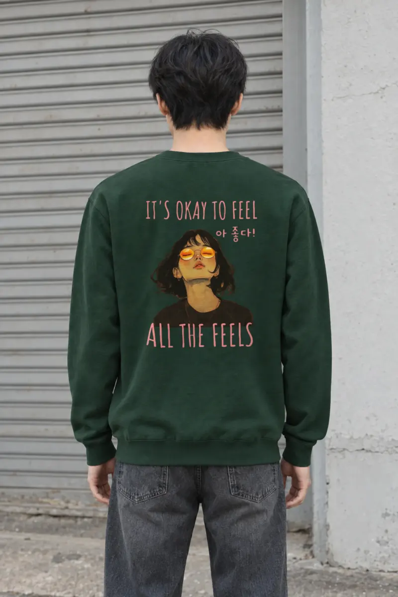 "All The Feels" Heavy Blend Unisex Crewneck Sweatshirt