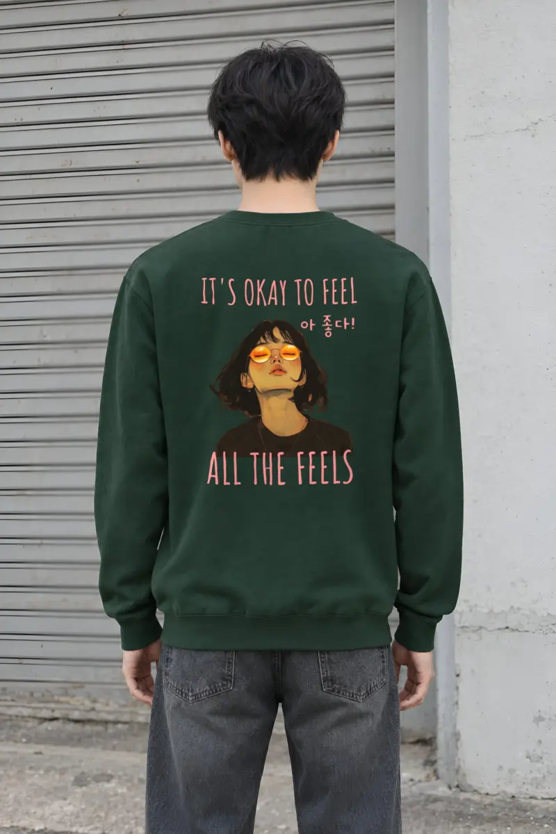 "All The Feels" Heavy Blend Unisex Crewneck Sweatshirt