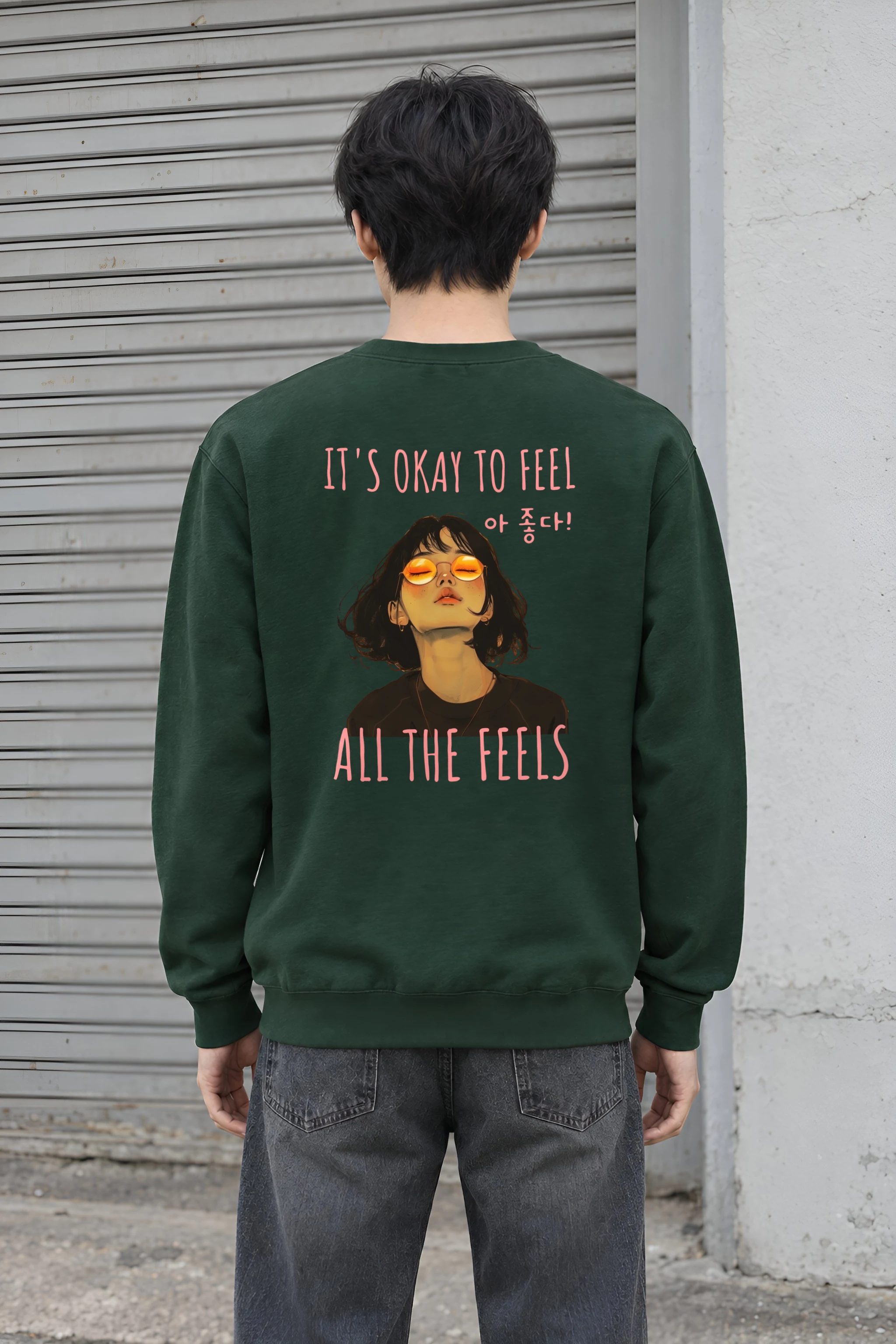 "All The Feels" Heavy Blend Unisex Crewneck Sweatshirt