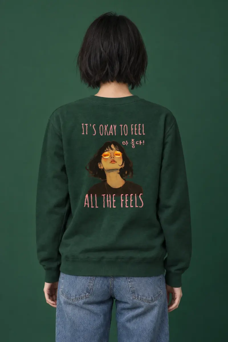 "All The Feels" Heavy Blend Unisex Crewneck Sweatshirt
