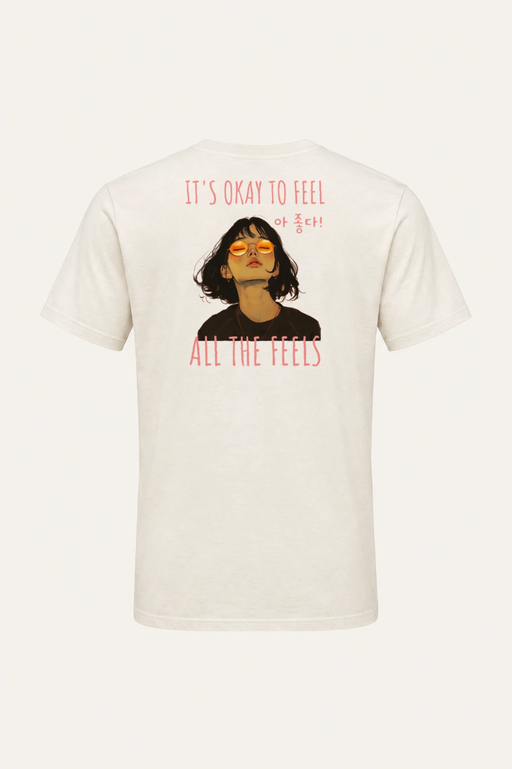 "All The Feels" Heavyweight Unisex Crewneck T-shirt | Gildan 5000