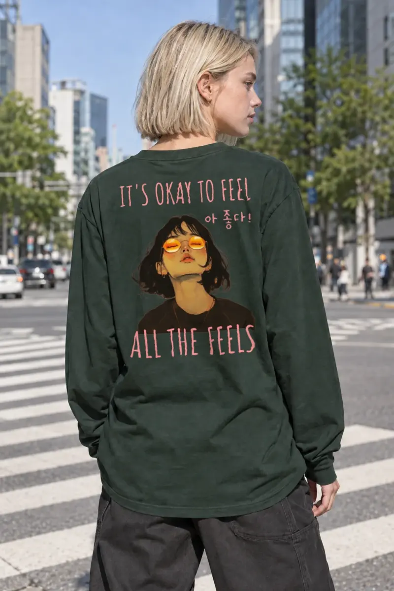 "All The Feels" Unisex Longsleeve T-shirt | Gildan 2400