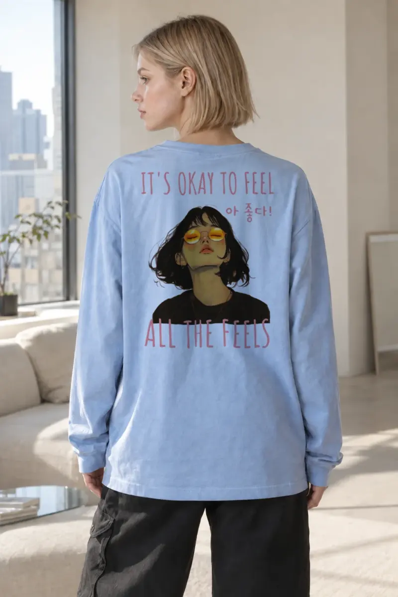 "All The Feels" Unisex Longsleeve T-shirt | Gildan 2400