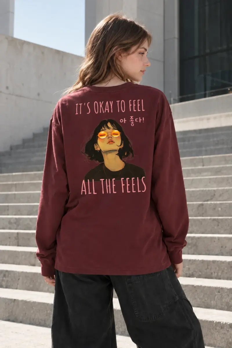 "All The Feels" Unisex Longsleeve T-shirt | Gildan 2400