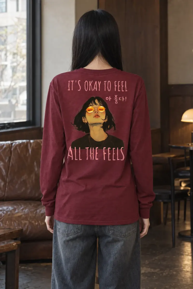"All The Feels" Unisex Longsleeve T-shirt | Gildan 2400