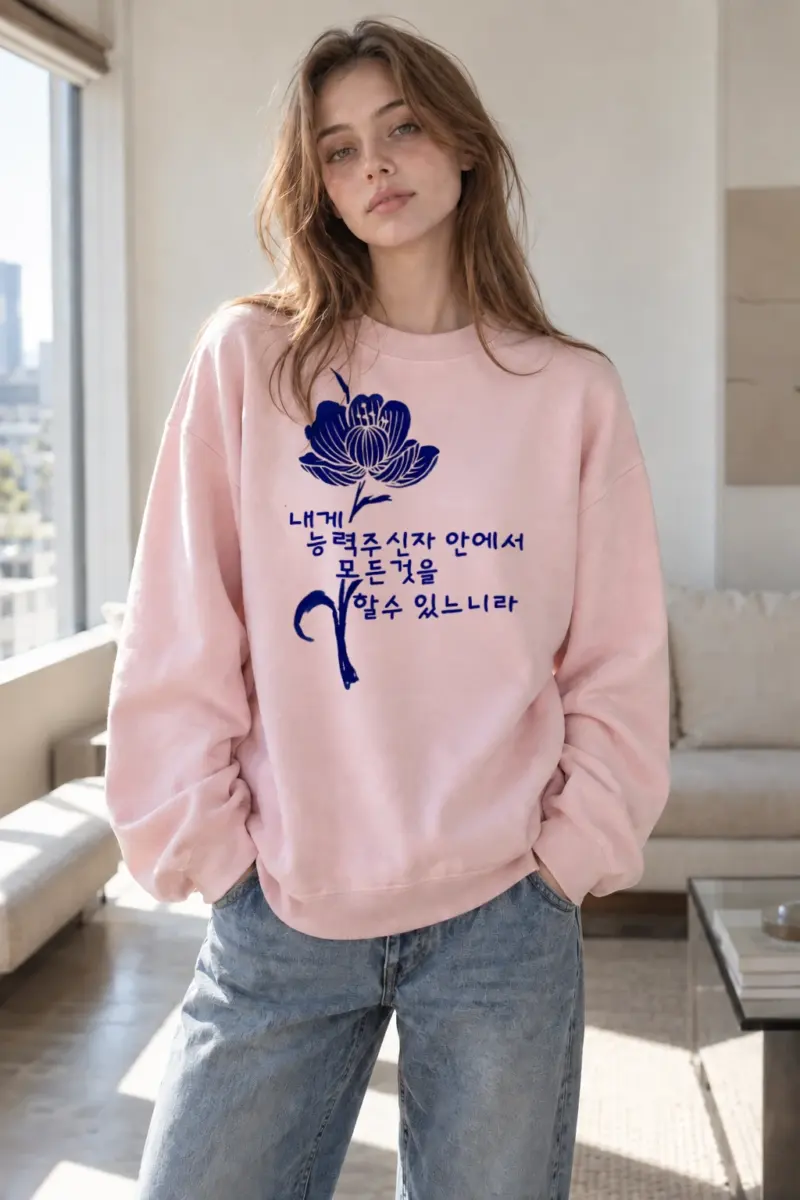 "All Things Possible" Heavy Blend Unisex Crewneck Sweatshirt | Gildan 18000