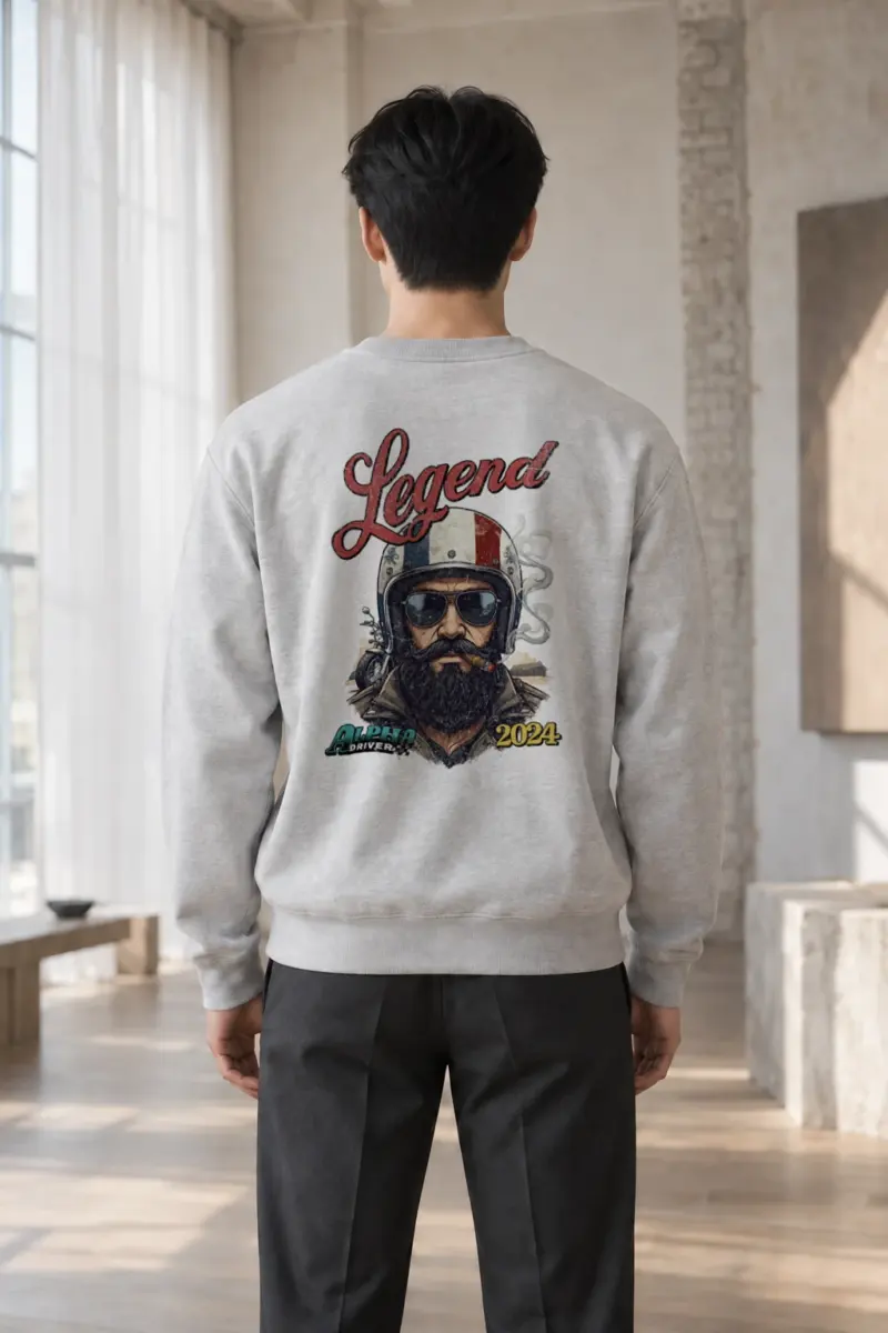 "Alpha Drivers" Heavy Blend Unisex Crewneck Sweatshirt | Gildan 18000