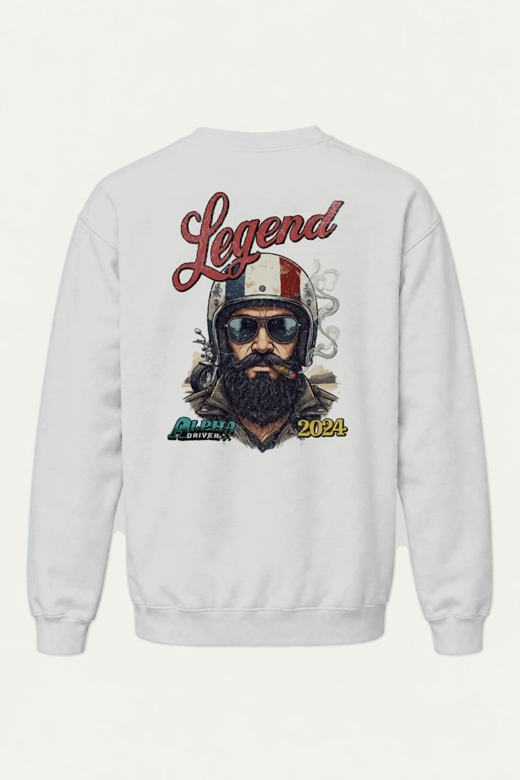 "Alpha Drivers" Heavy Blend Unisex Crewneck Sweatshirt | Gildan 18000