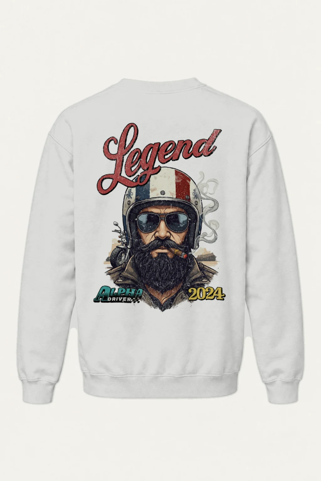 "Alpha Drivers" Heavy Blend Unisex Crewneck Sweatshirt | Gildan 18000