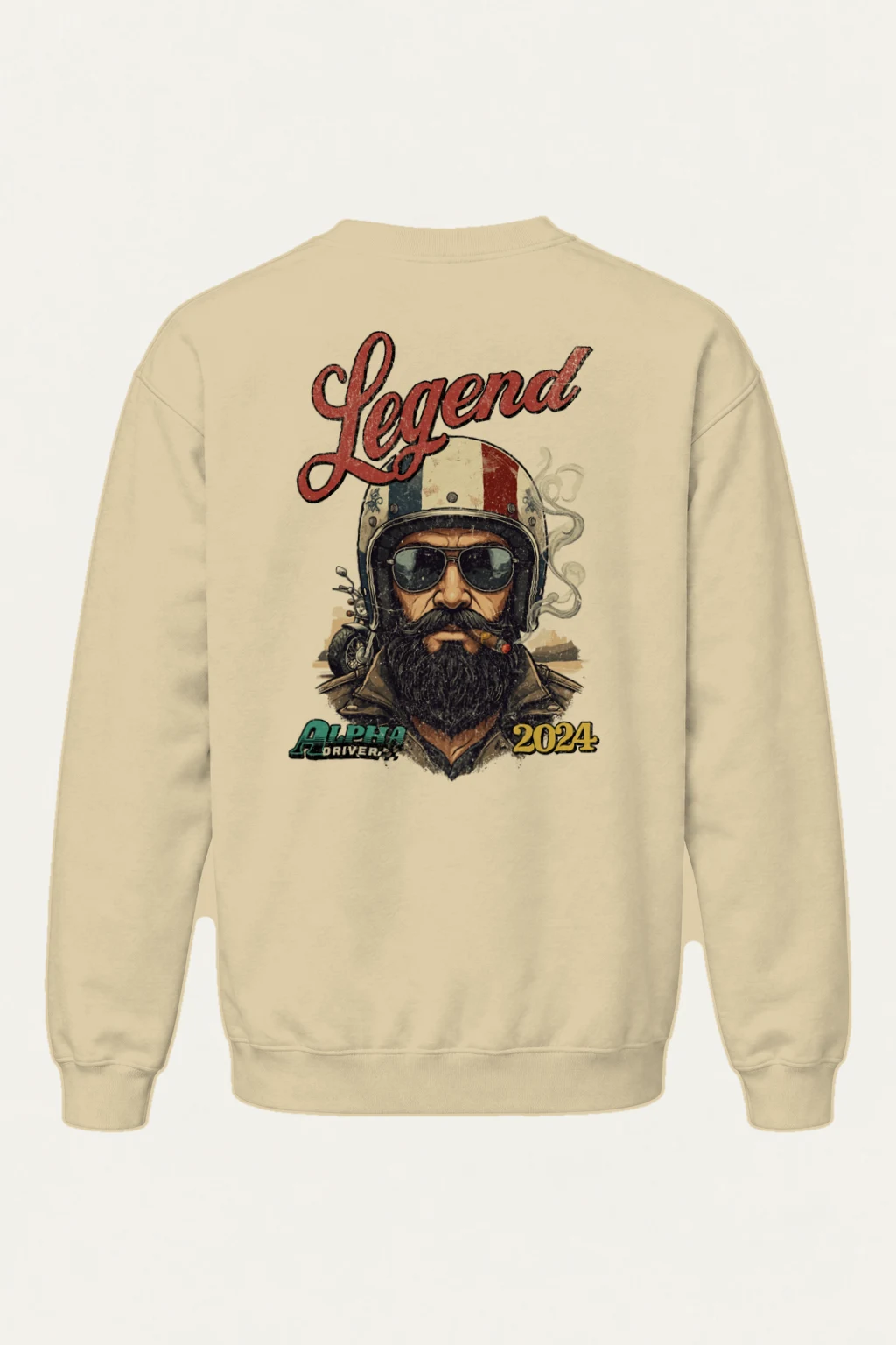 "Alpha Drivers" Heavy Blend Unisex Crewneck Sweatshirt | Gildan 18000