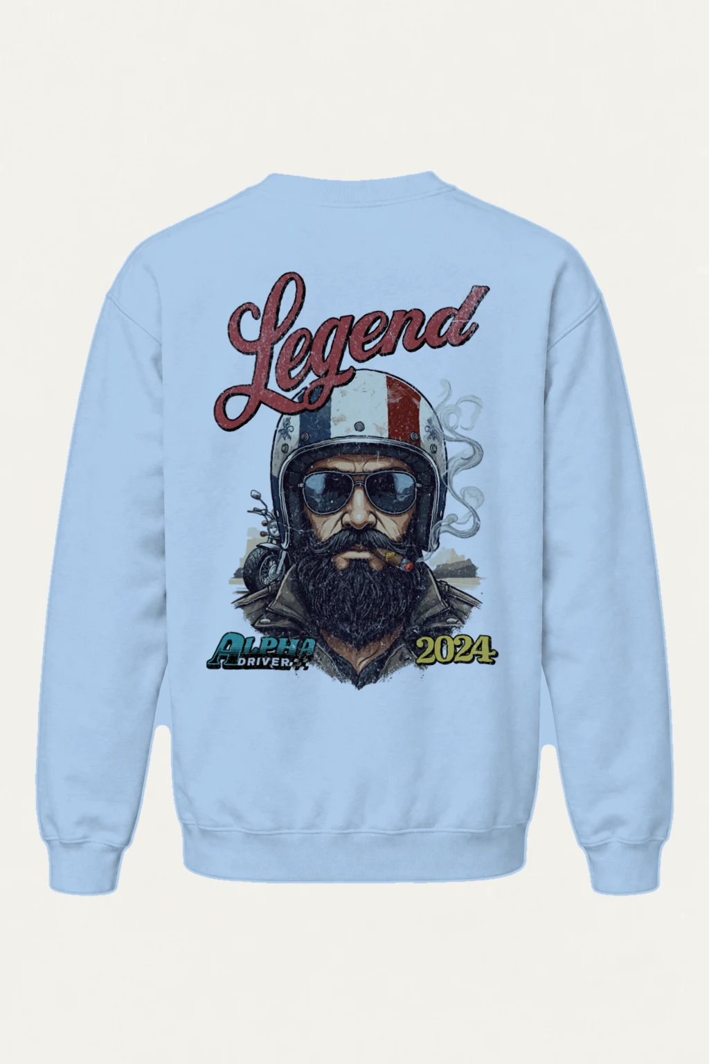 "Alpha Drivers" Heavy Blend Unisex Crewneck Sweatshirt | Gildan 18000