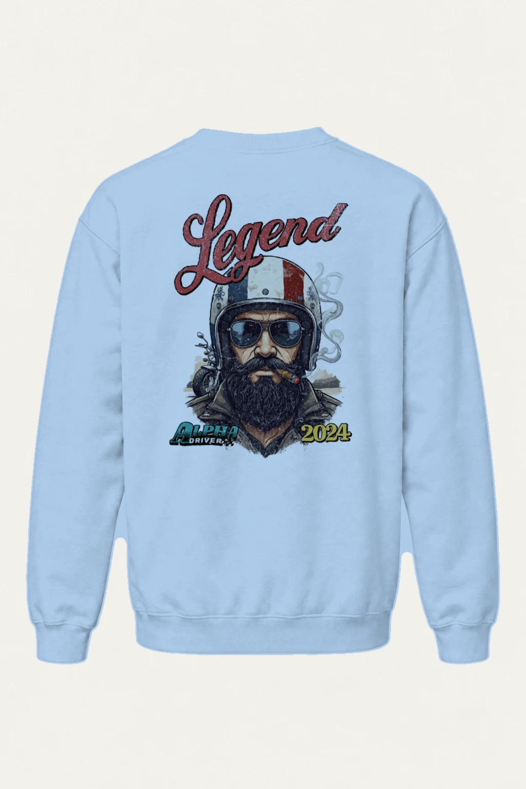 "Alpha Drivers" Heavy Blend Unisex Crewneck Sweatshirt | Gildan 18000
