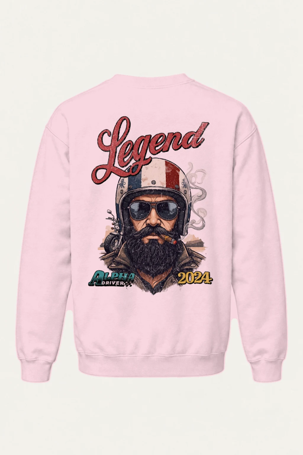 "Alpha Drivers" Heavy Blend Unisex Crewneck Sweatshirt | Gildan 18000