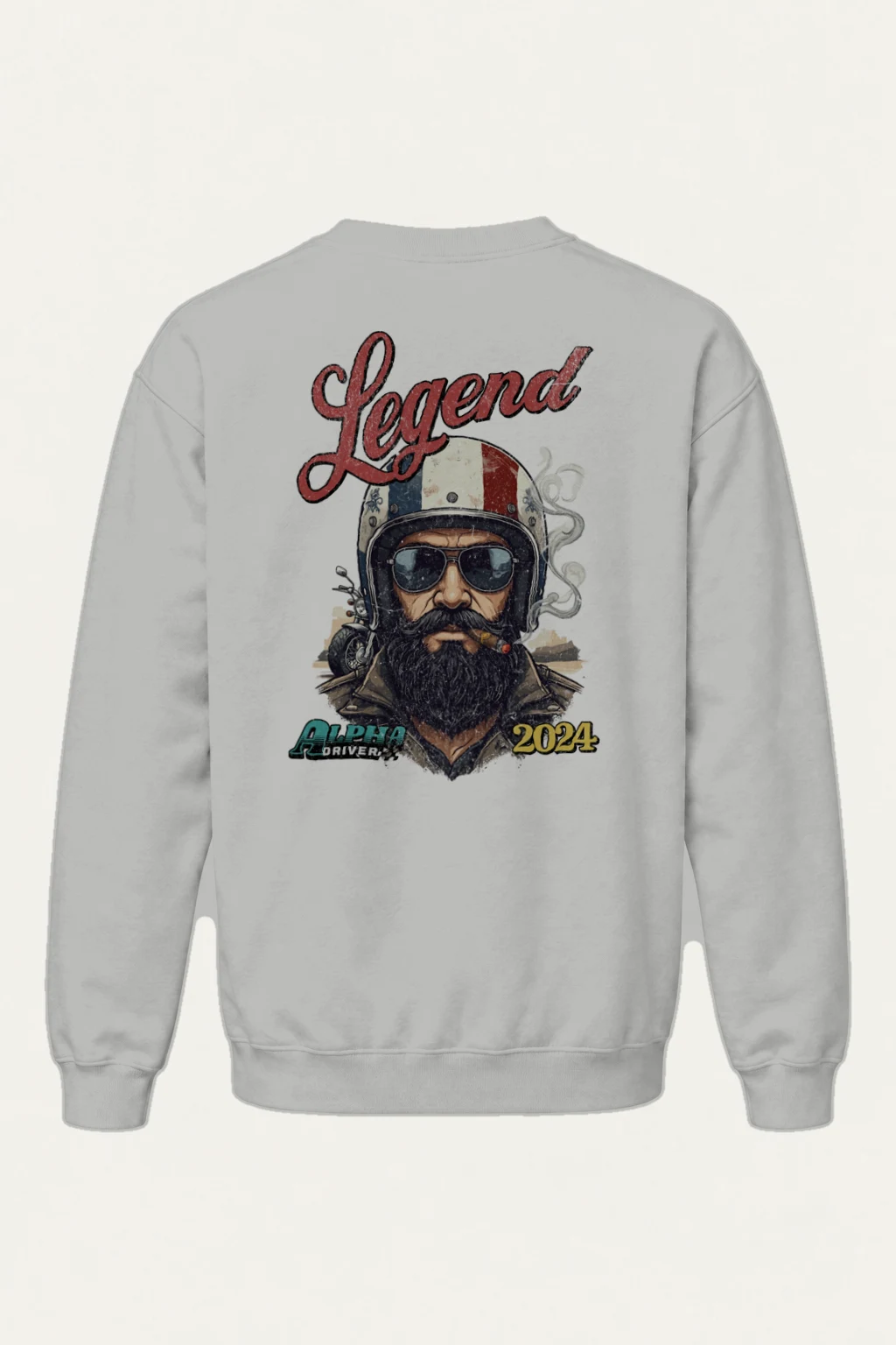"Alpha Drivers" Heavy Blend Unisex Crewneck Sweatshirt | Gildan 18000