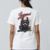 "Cigar Biker Portrait" Heavyweight Unisex Crewneck T-shirt | Gildan 5000