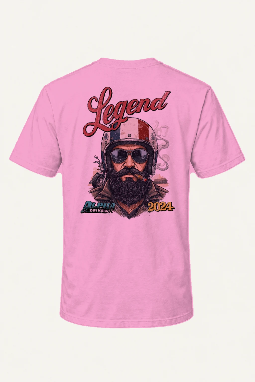 "Alpha Drivers Legend" Heavyweight Unisex Crewneck T-shirt | Gildan 5000
