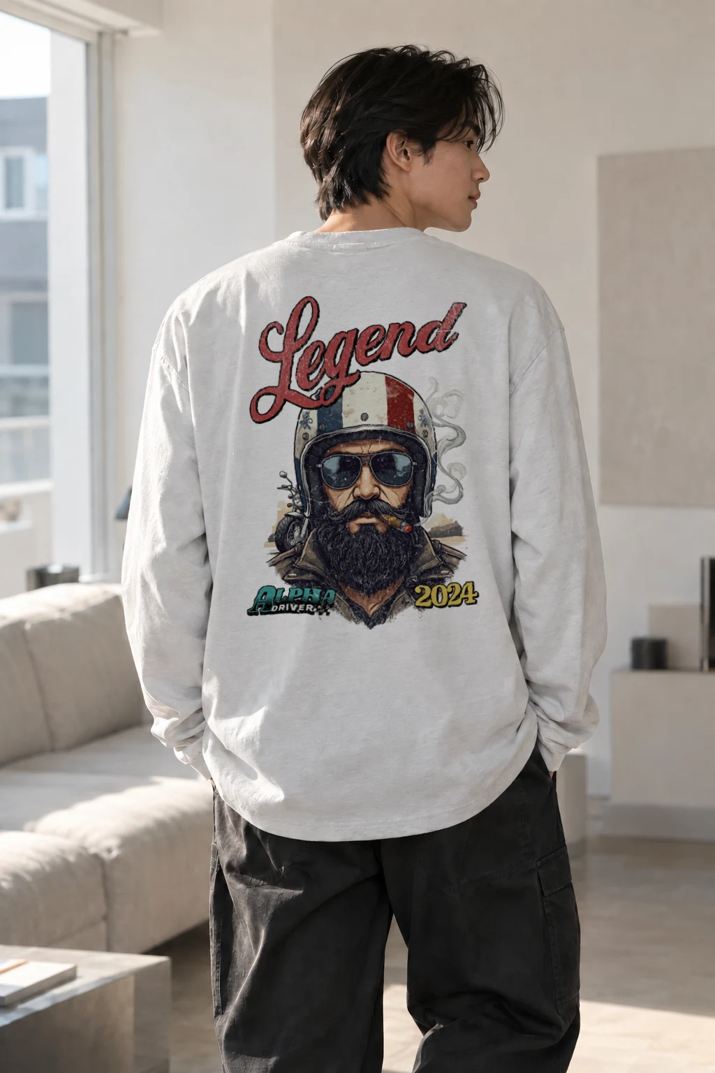 "Alpha Drivers" Unisex Longsleeve T-shirt | Gildan 2400