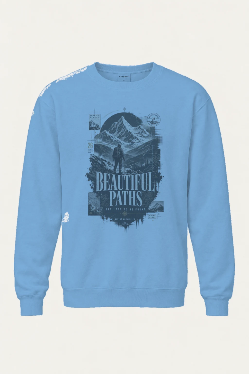 "Alpine Archive 26" Heavy Blend Unisex Crewneck Sweatshirt | Gildan 18000
