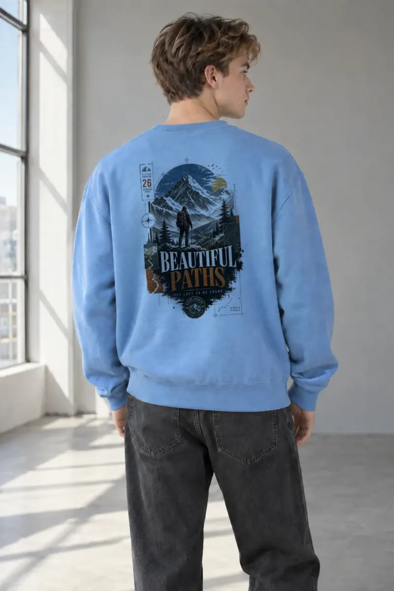 “Alpine Archive Expedition” Heavy Blend Unisex Crewneck Sweatshirt | Gildan 18000