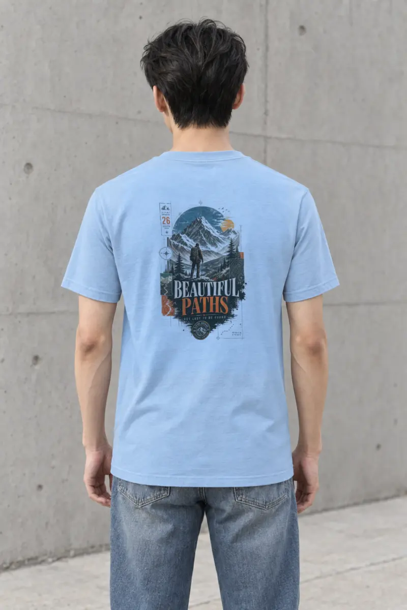 "Alpine Archive Expedition" Heavyweight Unisex Crewneck T-shirt
