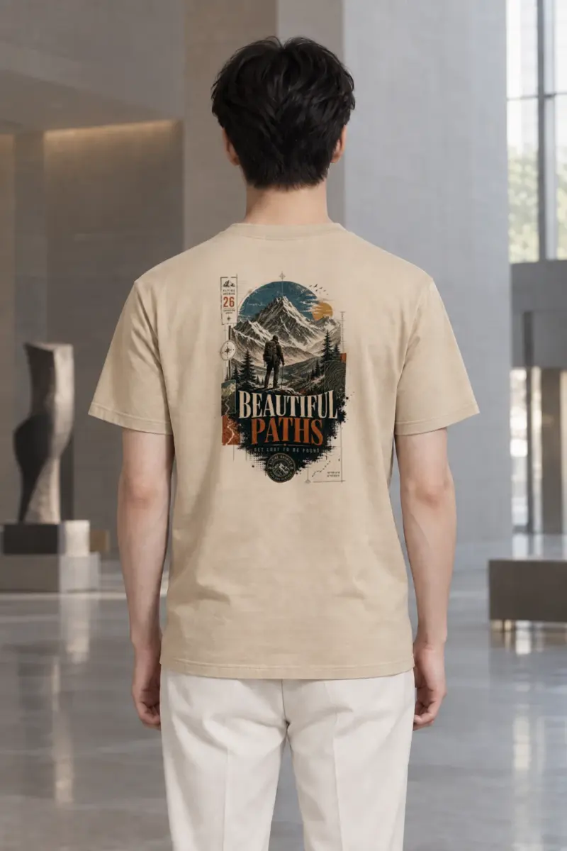 "Alpine Archive Expedition" Heavyweight Unisex Crewneck T-shirt | Gildan 5000