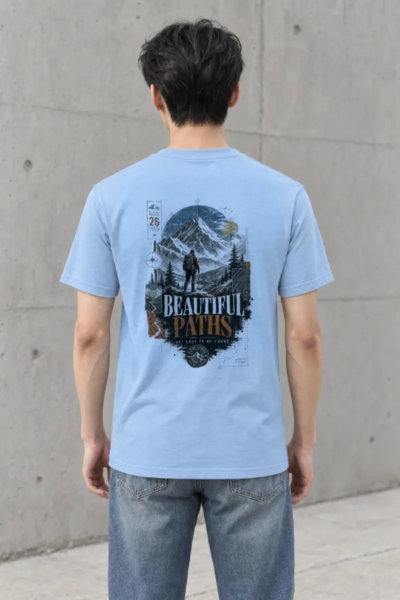 "Alpine Archive Expedition" Heavyweight Unisex Crewneck T-shirt