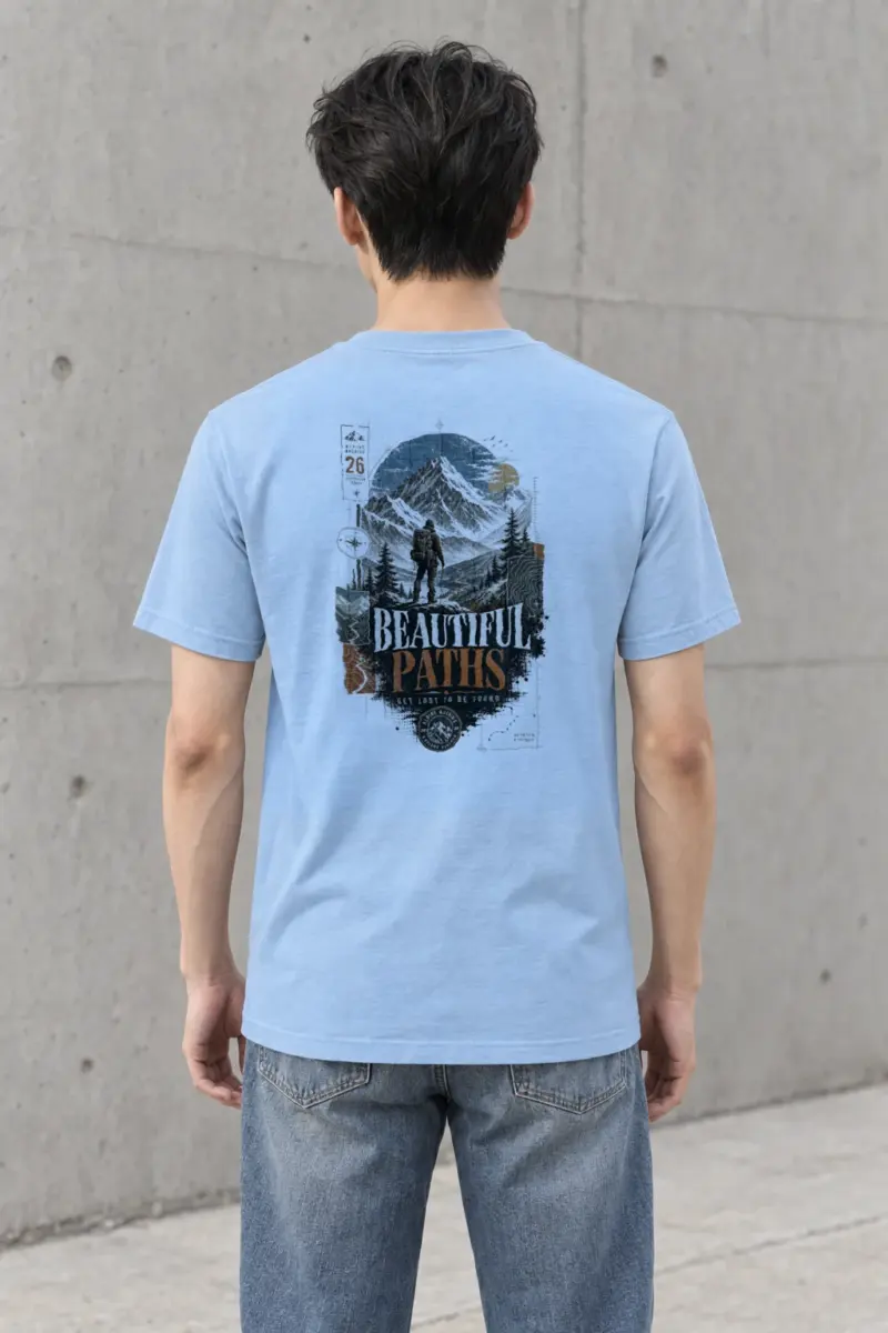 "Alpine Archive Expedition" Heavyweight Unisex Crewneck T-shirt